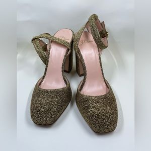 Gold J. Crew Heels